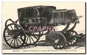 Espana Spain Espana Old Postcard Madrid Caballerizas Carroza Reales Fernando ...