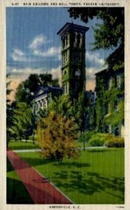 Main Building and Bell Tower - Greenville, South Carolina SC  