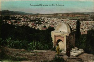 CPA AK FEZ Panorama de FEZ pris du cote Fort Bordonneau MAROC (824706)