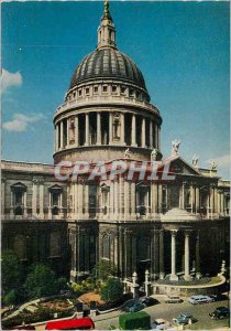 'Modern Postcard St Paul''s Cathedral London South Side'