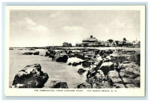 c1930's Rye North Beach NH, The Harrington From Concord Point View Postcard 