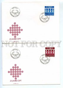 440696 Liechtenstein 1984 year set of FDC Europa CEPT