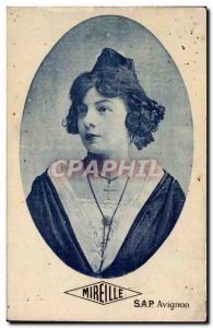 Old Postcard Avignon Mireille Folklore Costume