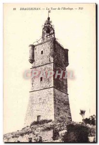 Old Postcard Draguignan The Clock Tower