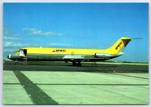 Aviation Postcard IPEC Airlines Australia Spirit of Endeavour Douglas DC-9 EZ1