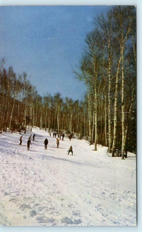 2 Postcards WHITEFACE MOUNTAIN SKI CENTER, New York NY ~ Practice Slope Trails