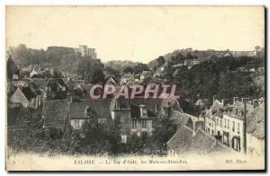 Old Postcard The Cliff Val Ante the White Houses