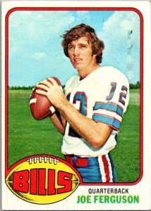 1976 Topps Football Card Joe Ferguson Buffalo Bills sk4262