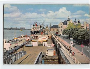 Postcard Aanlegplaats der plezierboten Flandria, Antwerp, Belgium