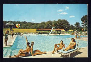 Lebanon, Connecticut/CT/Conn Postcard, Grand Lake Lodge, Swimming Pool