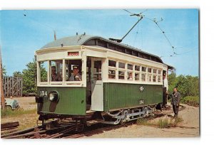 Kennebunkport Maine ME Vintage Postcard Seashore Trolley Museum Four Wheeler 134