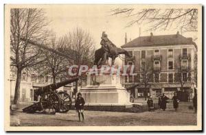 Postcard Old Army War of 1870 Chalon sur Saone Monument of Defense