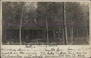 Bridgewater NH Brookside Bungalows c1910 Real Photo Postcard