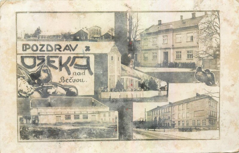 Postcard Czech Republic Pozdrav Oseka