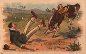 unsaddled postcard: My Hoarseness Has Left Me