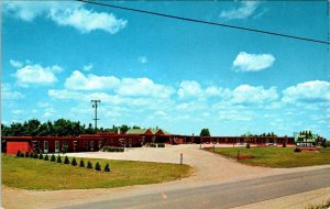 Cadillac, MI Michigan PINE KNOLL MOTEL~Dick Wheeler ROADSIDE~Old US 131 Postcard