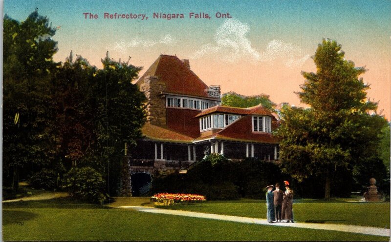 Refrectory Building Niagra Falls Ontario Canada Historic Streetview DB Postcard