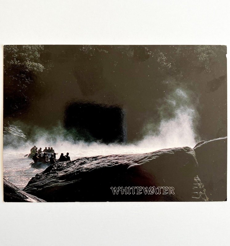 1990s West Virginia Whitewater Rafting Postcard Large Size Vintage 