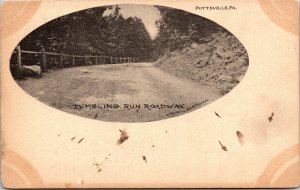 Postcard Pennsylvania Pottsville Tumbling Run Roadway C.W. Wildermuth 1906 V179