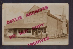 Geneva MINNESOTA RPPC 1912 GENERAL STORE Robson & Svendsen nr Austin Albert Lea