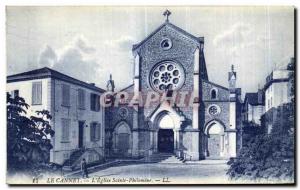 Old Postcard Le Cannet The Church of St. Philomene