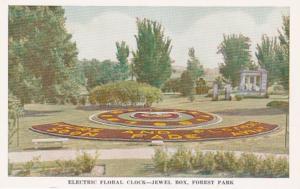 Missouri St Louis Forest Park Jewel Box Electric Floral Clock