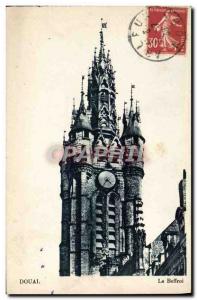 Old Postcard Douai The Belfry