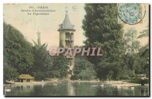 Old Postcard Paris Jardin d'Acclimation The Dovecote Pigeon