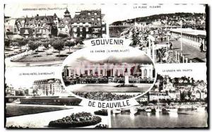 Old Postcard Souvenir De Deauville