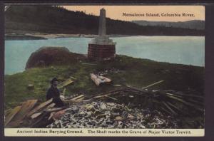 Indian Burial Ground,Memaloose,Columbia River,ID Postcard