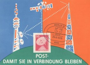 Berlin Germany Radio Aerial Transmitter FDC Postcard