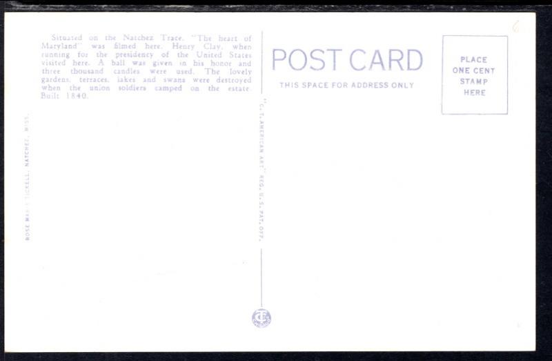 D'Evereux,Natchez,MS