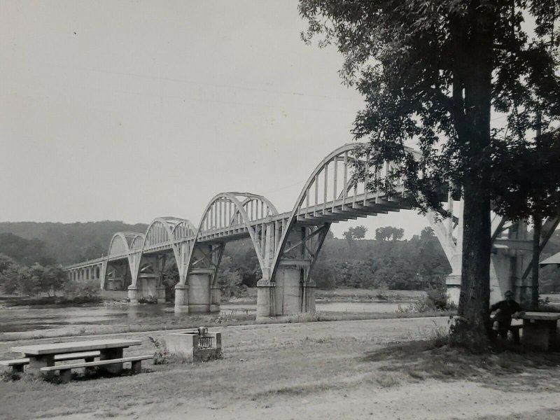 Cotter Arkansas Bridge Over White River Lakeview 1967 Vintage Postcard   300