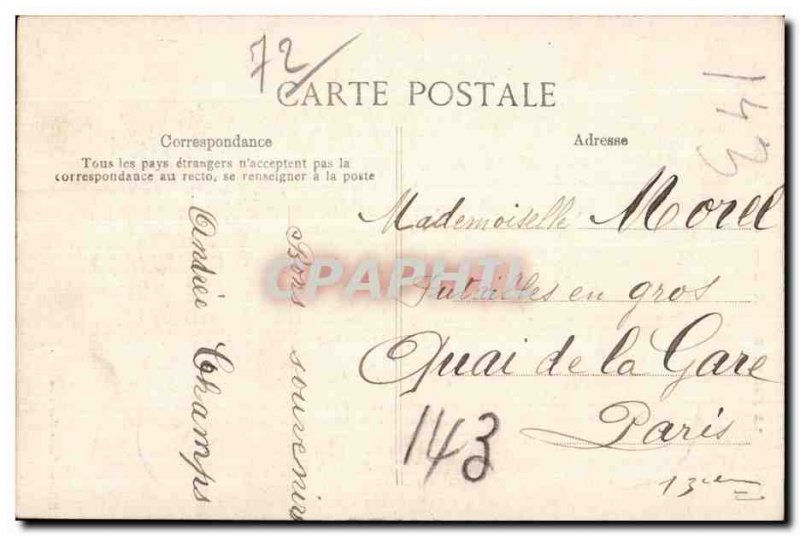 La Ferte Bernard - La Porte City - Old Postcard