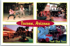 Postcard - Trail Dust Town - Tucson, Arizona