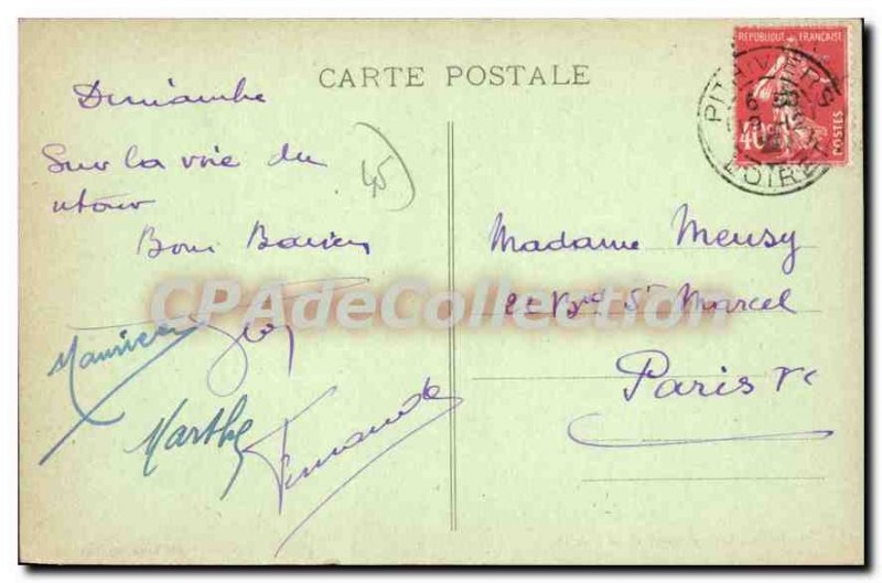 Postcard From The Old Pithiviers Staircase Postern