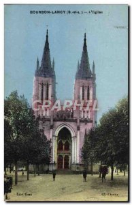 Old Postcard Bourbon Lancy L & # 39Eglise