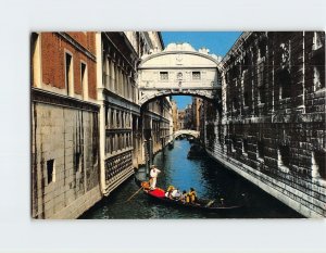 Postcard Sighs Bridge, Venice, Italy