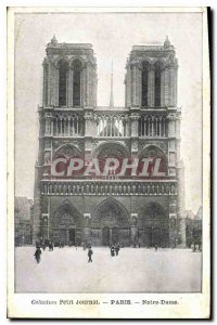 Postcard Old Diary Paris Notre Dame