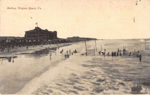 Virginia Beach Virginia Bathing Beach Vintage Postcard AA25022