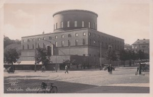 Stockholm Library Stadsbiblioteket Sweden Old Real Photo Postcard