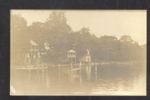 RPPC BRANSON MISSOURI LAKE TANEYCOMO HOMES VINTAGE REAL PHOTO POSTCARD