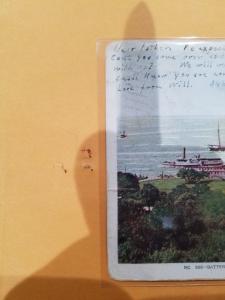 Antique Postcard, Battery and New York Harbor