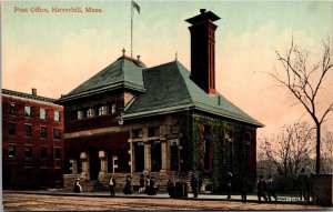 Postcard United States Post Office in Haverhill, Massachusetts