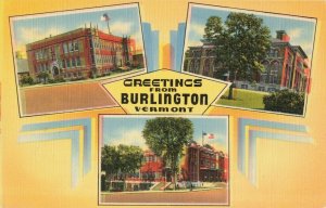 Postcard Greetings from Burlington Vermont 