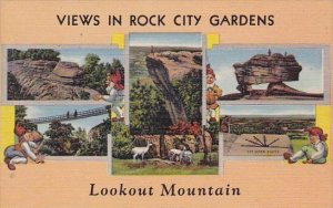 Tennessee Chattanooga Lookout Mountain View In Rock City Gardens