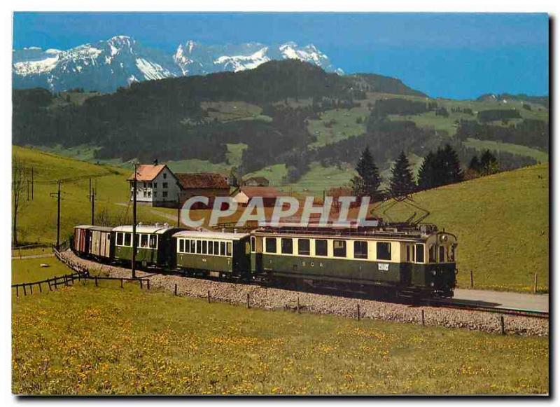 CPM Switzerland Zug der St Galien Gais Appenzell Bahn mit Santis 