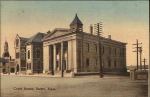 Salem MA Court House NICE COLOR QUALITY c1910 Postcard