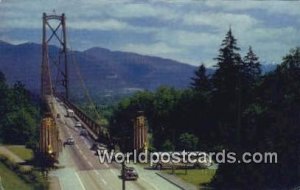 Lions Gate Bridge Vancouver British Columbia, Canada 1958 