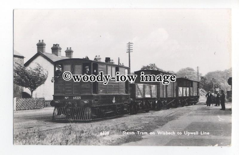 tm5762 - Steam Tram no 68225 on Wisbech to Upwell Line - postcard